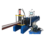 Downspout roll forming machine