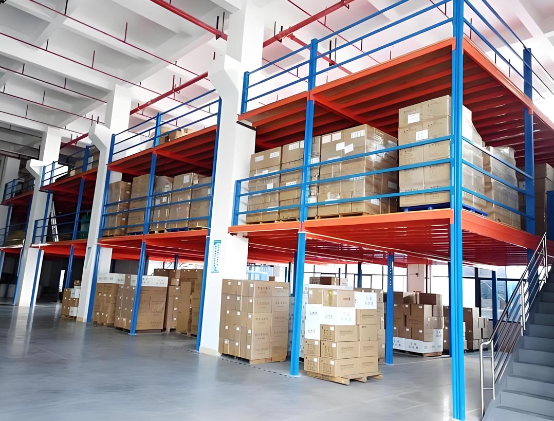 Mezzanine racking