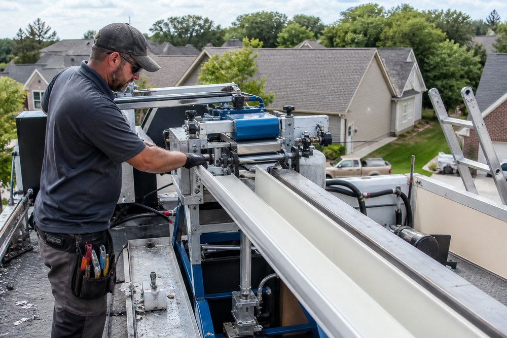 Why Roofing Contractors Are Switching to On-Site Gutter Manufacturing
